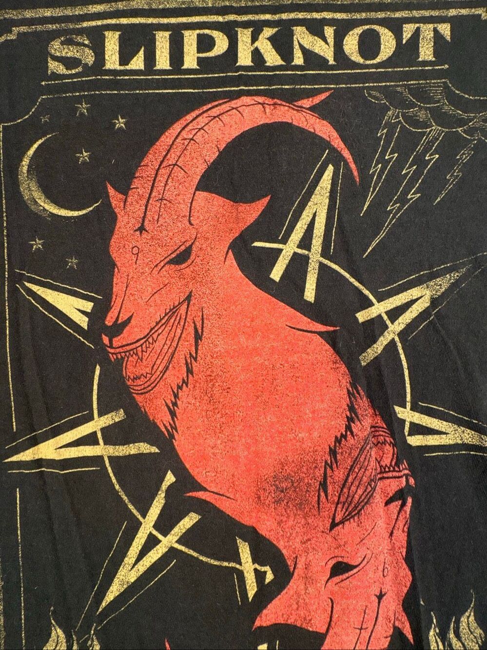 Slipknot The Gray Chapter Goat Graphic Band T Shirt Black 2015 Official Licensed - Picture 5 of 8